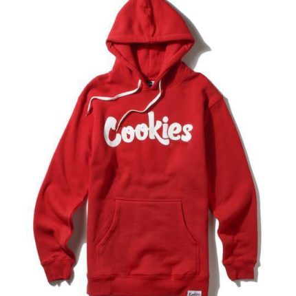 Oversized Cookies Red Hoodie
