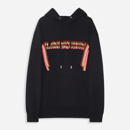 Oversized lanvin curb lace hoodie