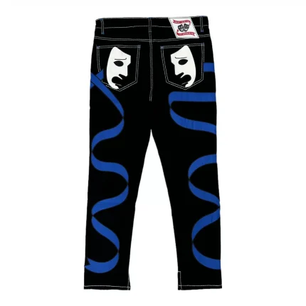 Asaali Laugh Now Cry Later Denim Black