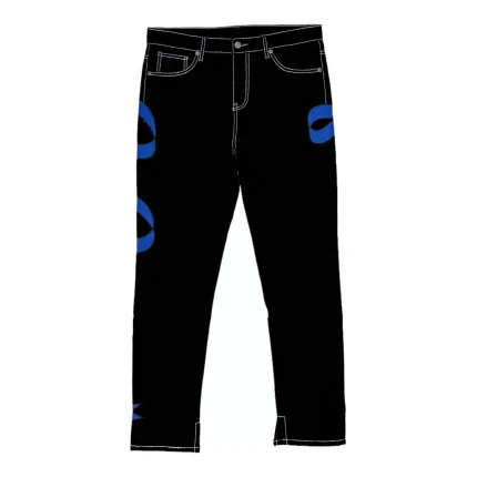Asaali Laugh Now Cry Later Denim Black