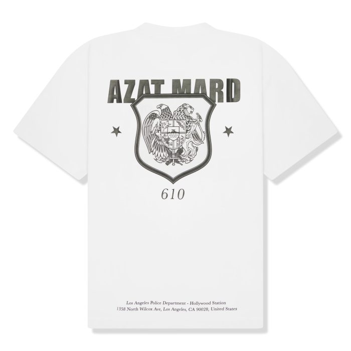 Azat Mard Crest T Shirt White