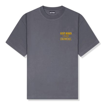 Azat Mard Les Gens T Shirt Charcoal