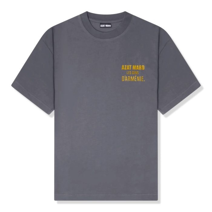 Azat Mard Les Gens T Shirt Charcoal