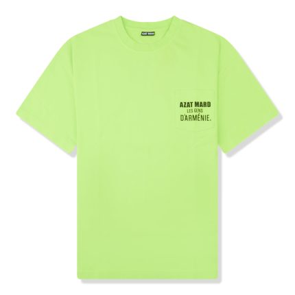 Azat Mard Les Gens T Shirt Lime Green