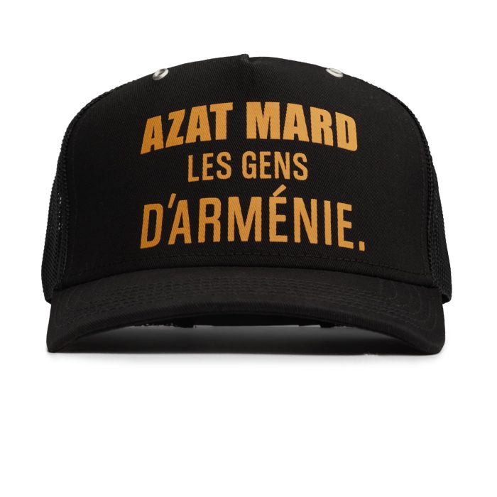 Azat Mard Les Gens Trucker Cap Black