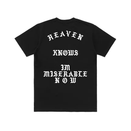 B X R Heaven Knows Tee Black
