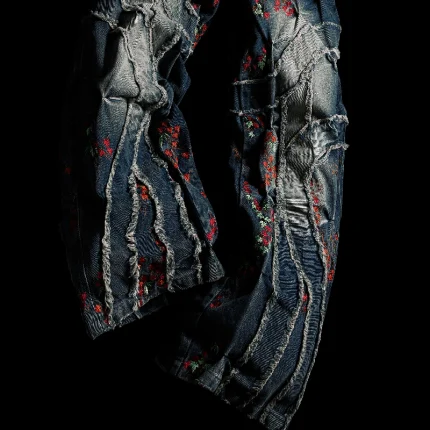 Badson Autumn Overgrowth Denim Pants