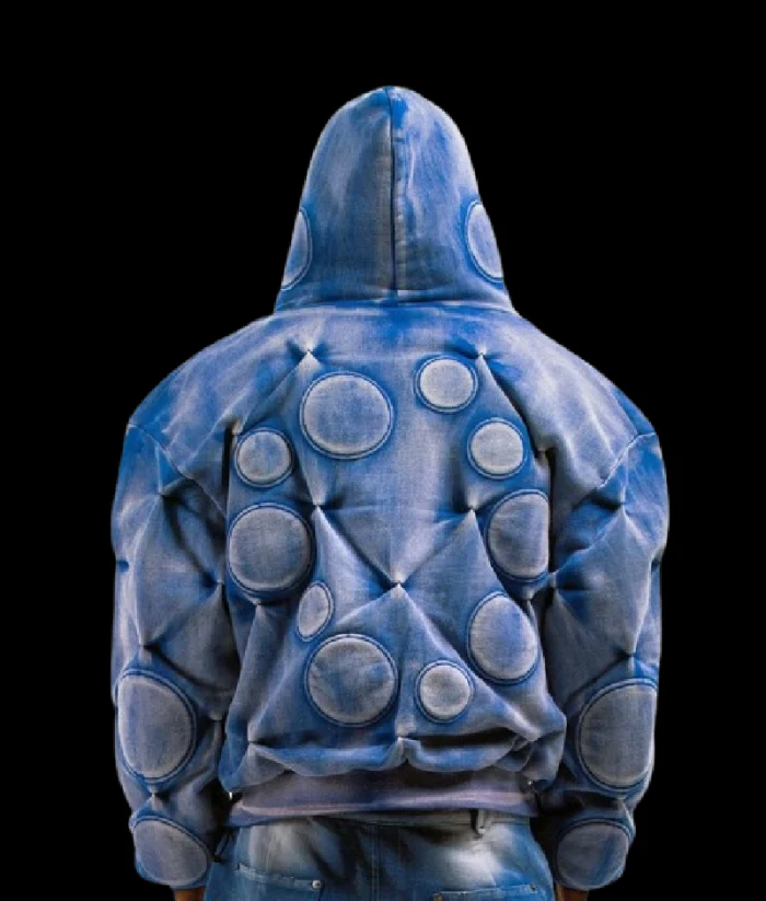 Badson Cobalt Oxygen Padded Hoodie Blue