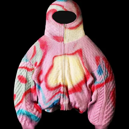 Badson Spctrm Knit Jacket Pink