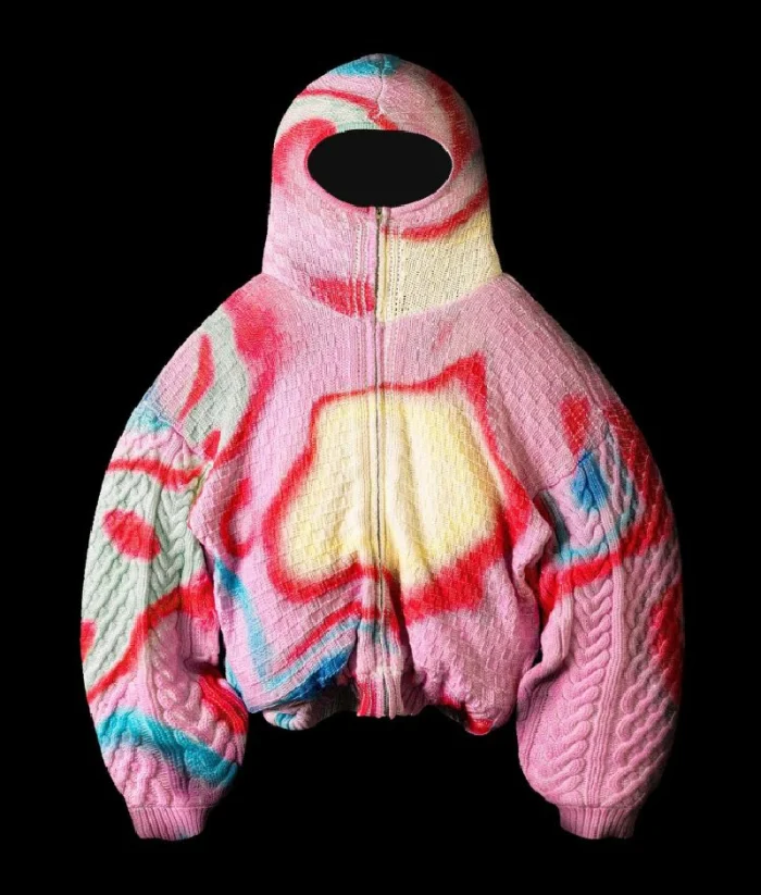 Badson Spctrm Knit Jacket Pink