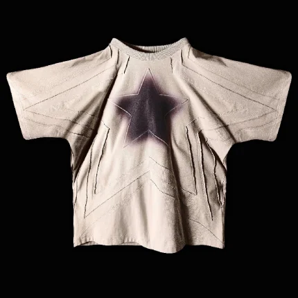 Badson Star T-Shirt Cream