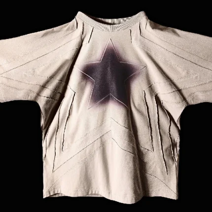 Badson Star T-Shirt Cream