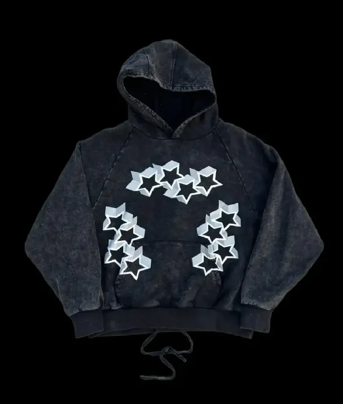 Badson Triple Star Hoodie Black