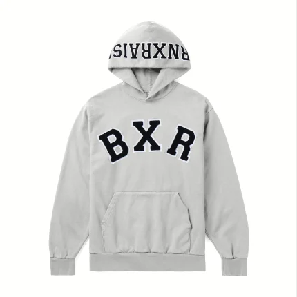 Born X Raised College Park Hoodie Grey