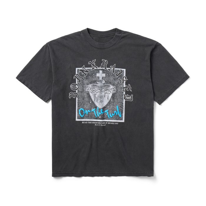 Born X Raised Commandment Tee Vintage Black