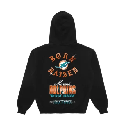 Born X Raised Dolphins Chrome Rocker Hoodie
