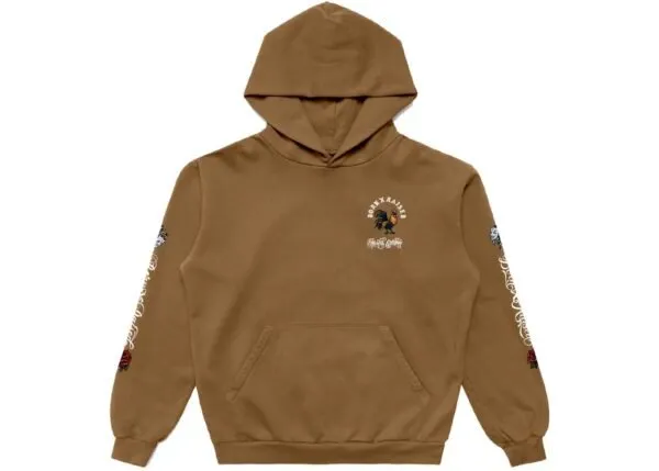 Born X Raised Mister Cartoon Brown Hoodie