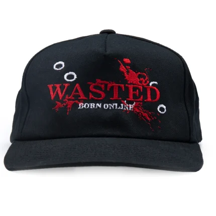 Born X Raised + Online Ceramics Wasted Snapback Black