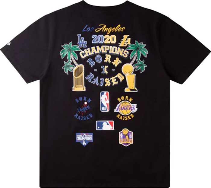 Born x Raised Los Angeles Champions T-Shirt – Black