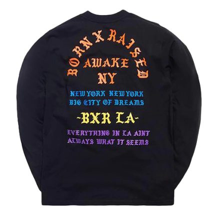 Born x Raised x Awake Coast Long Sleeve – Black