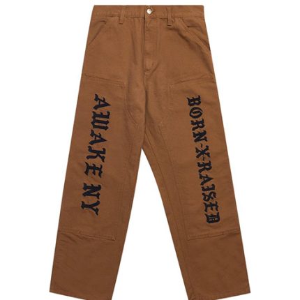 Born x Raised x Awake x Carhartt WIP Double Knee Pant – Brown