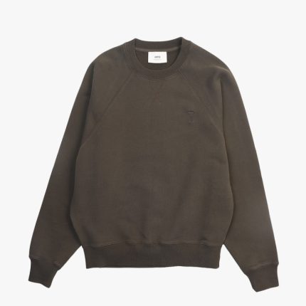 Boxy sweatshirt ami de coeur Dark coffee