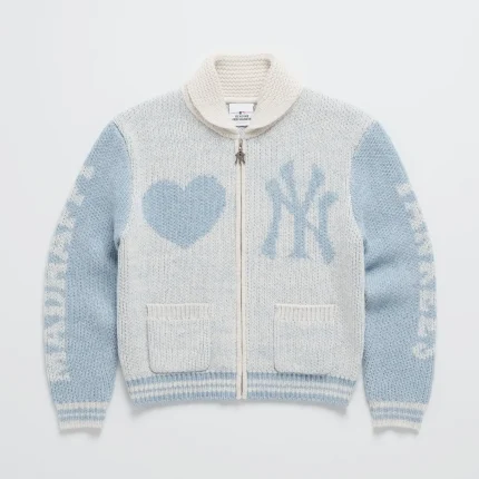 Breeze Madhappy Yankees Full Zip Shawl Sweater