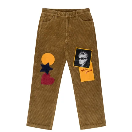 Drew House Db Distressed Corduroy Pant Washed Red Brown