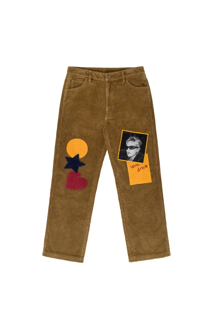 Drew House Db Distressed Corduroy Pant Washed Red Brown