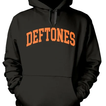 Deftones College Black Pull Over Hoodie