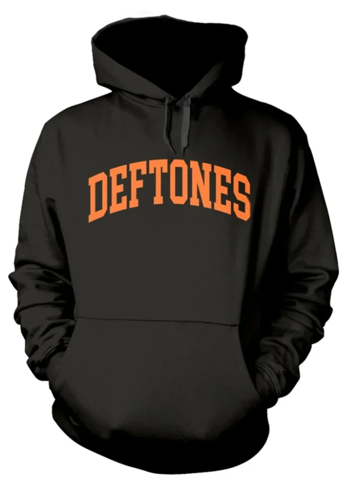 Deftones College Black Pull Over Hoodie