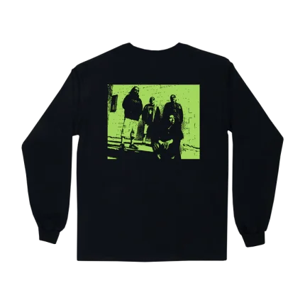 Deftones Green Photo Long Sleeve Sweatshirt