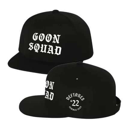 Deftones Merch Goon Squad Summer 2022 Tour Embroidered Snapback
