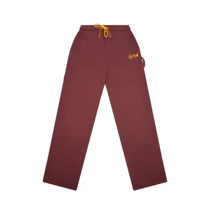 Drew House Scribble Carpenter Sweatpant Faded Maroon