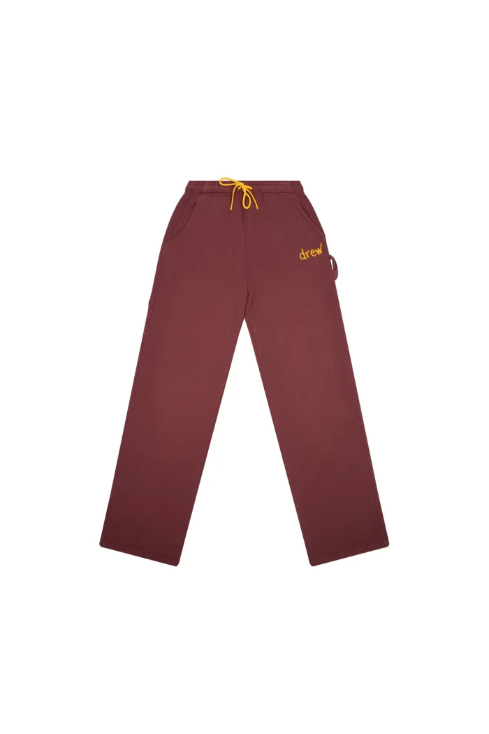 Drew House Scribble Carpenter Sweatpant Faded Maroon