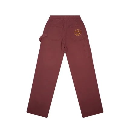 Drew House Scribble Carpenter Sweatpant Faded Maroon