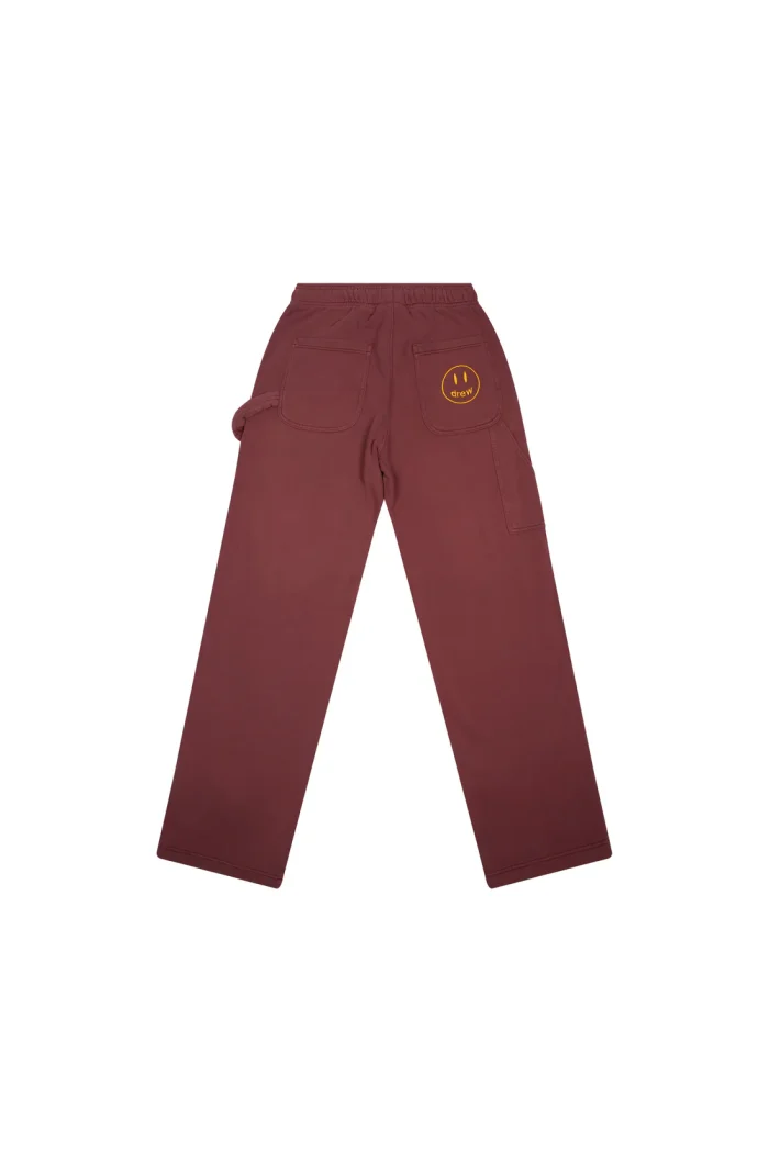 Drew House Scribble Carpenter Sweatpant Faded Maroon