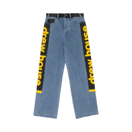 Drew House Wide Leg Jean Vintage Color Block
