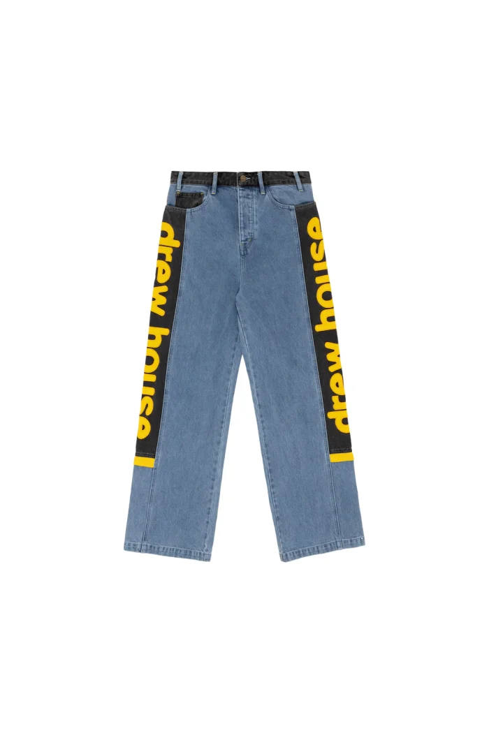 Drew House Wide Leg Jean Vintage Color Block