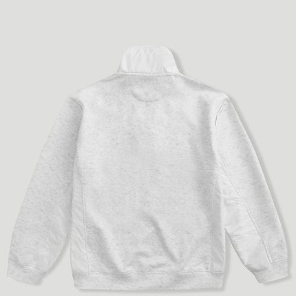 Geedup Core Logo Qtr Zip White Marle
