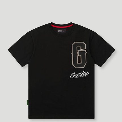 Geedup G Script Logo T-Shirt Black