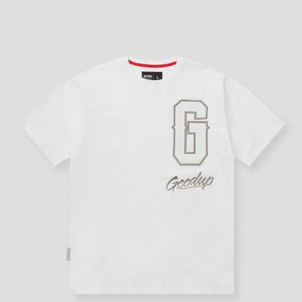 Geedup G Script Logo T-Shirt White