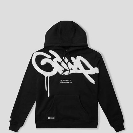 Geedup Handstyle Hoodie Black/White