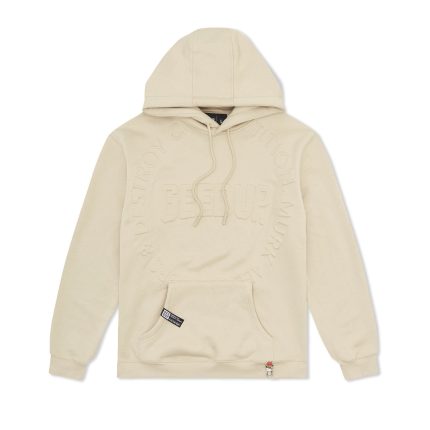 Geedup O-S Emblem Emboss Hoody Sand