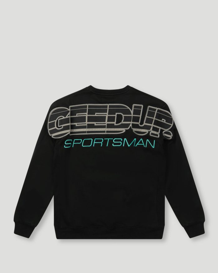 Geedup OS Sportsman 2.0 Crewneck Black&Aqua Green