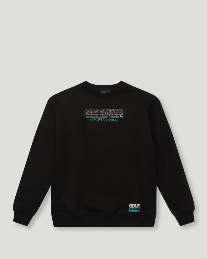Geedup OS Sportsman 2.0 Crewneck Black&Aqua Green