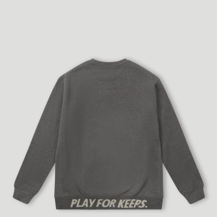 Geedup PFK Core Logo Embossed Crewneck Asphalt
