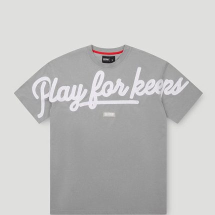 Geedup PFK Script T-Shirt Grey