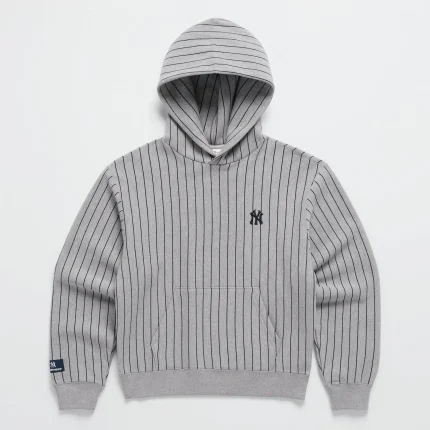 Heather Madhappy Yankees Pinstripe Hoodie