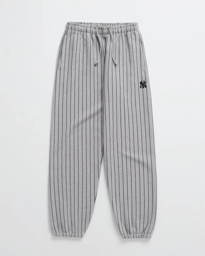 Heather Madhappy Yankees Pinstripe Sweatpants